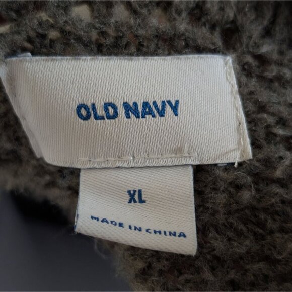 Old Navy Women's Cardigan Open Front Longline Oversized sz XL in Mushroom Cozy - Picture 5 of 8